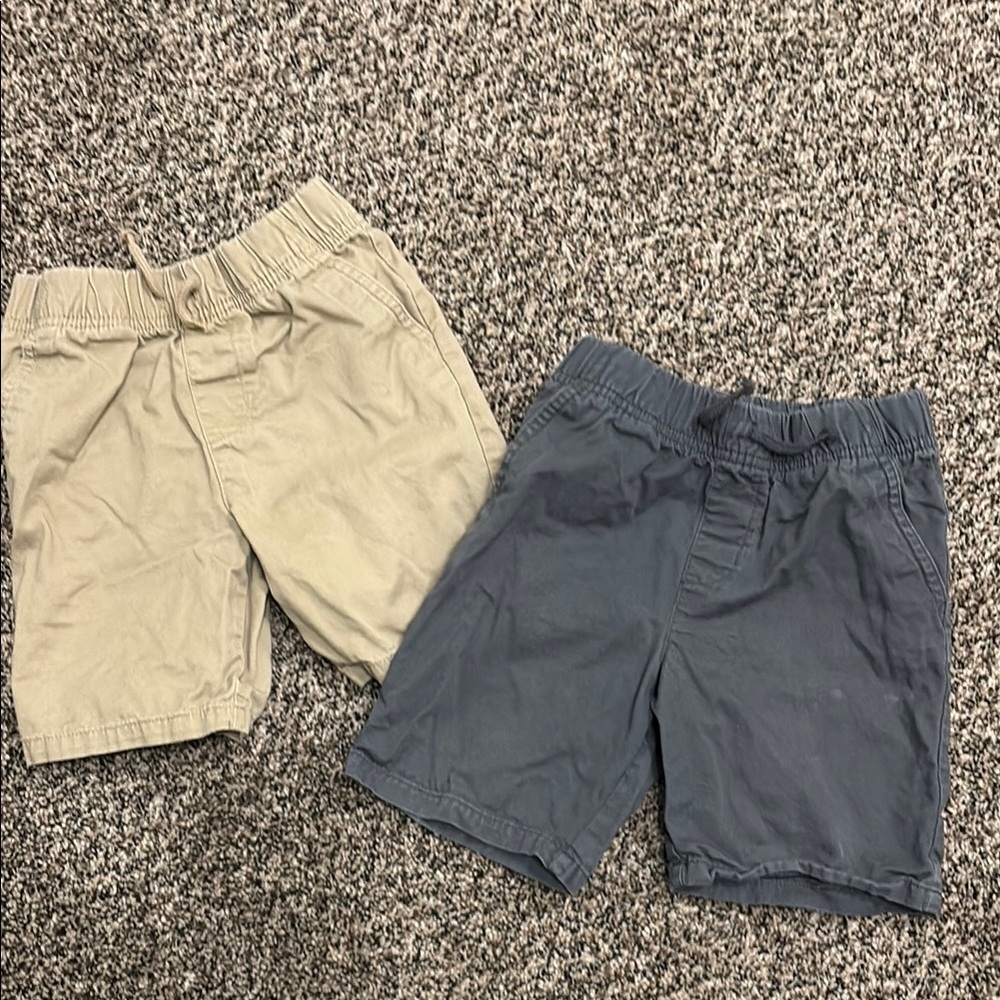 Kids Tan and Blue Shorts